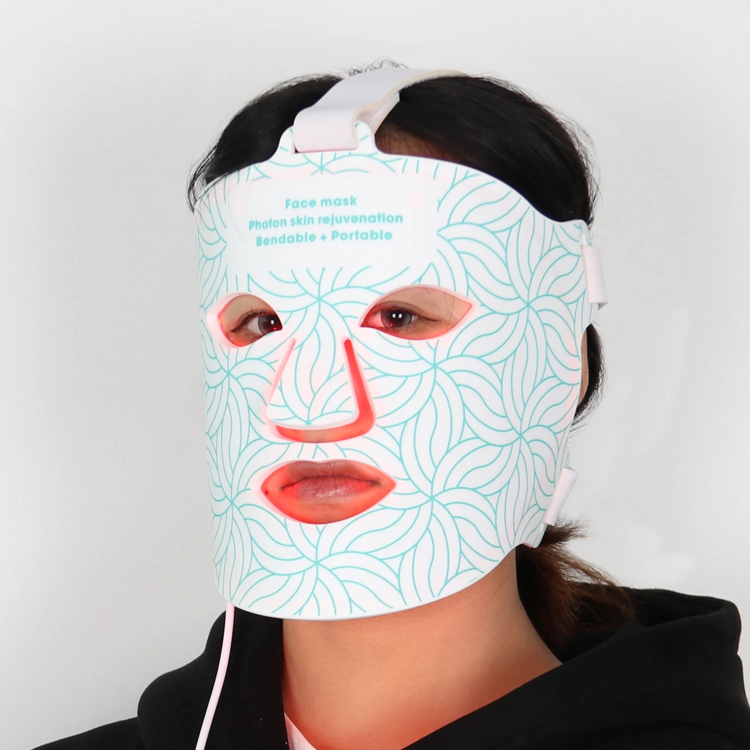 LED-Gesichtsmaske Lichttherapie